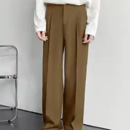 Men Relaxed Fit Pleated Trousers-picture-19