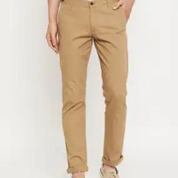 duke Men Regular Fit Flat-Front Trousers-picture-24