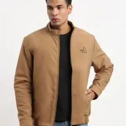 Men Slim Fit Bomber Jacket-image-73