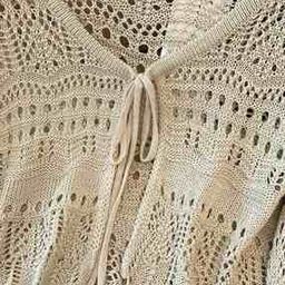 Women N Crochet Regular Fit Tie-Up Korean Top-image-35