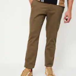 Slim Fit Flat-Front Chinos-image-101