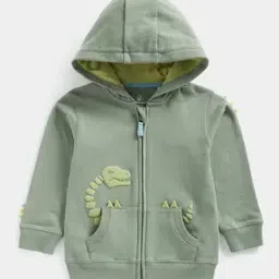 Cotton Zip-Front Hoodie-image-68
