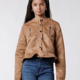 Biker Jacket with Zipper Pockets-41