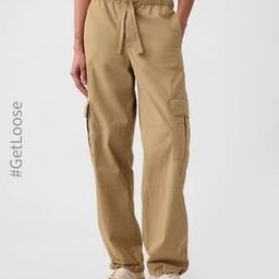 Women Relaxed Fit Parachute Cargo Pants-image-42
