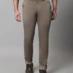 Flat-Front Mid-Rise Trousers-image-41