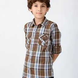 Checks Relaxed Fit Shirt-image-32