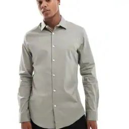 Stretch Slim Fit Work Shirt-image-92