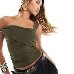 Mesh Drape Sleeveless Top-image-40