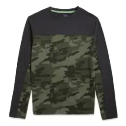 Camouflage Print Pure Cotton T-Shirt-image-44