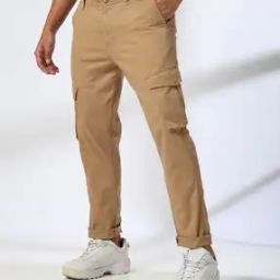 Men Slim Fit Cargo Pants-image-63