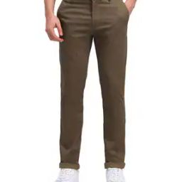 Men Slim Fit Flat-Front Chinos-image-33