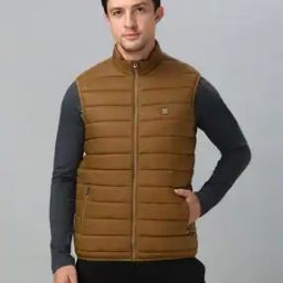 Men Quilted Regular Fit Gilet-image-58