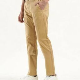 Men Mid-Rise Slim Fit Flat-Front Chinos-image-51