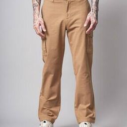 Men Dyed Straight Fit Cargo Chinos-image-74
