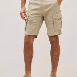 Men Regular Fit Flat-Front Cargo Shorts-14