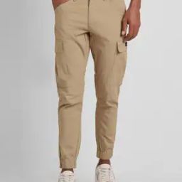 Men Slim Fit Cargo Pants-image-21