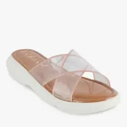 Women Transparent Strap Wedges-29
