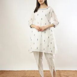 Embroidered Kurta with Inner-image-19