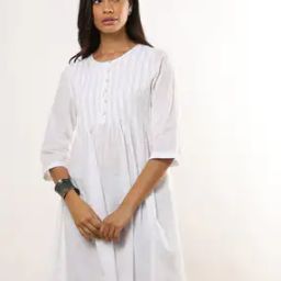 Women Chikankari Flared Tunic-picture-22
