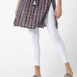 Ankle-Length Jeggings with Button Closure-image-77