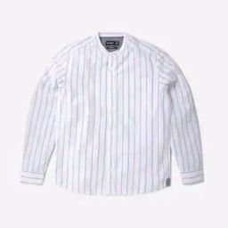 Striped Slim Fit Shirt-image-95