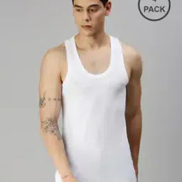 Pack of 4 Sleeveless Vests-image-35