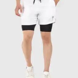 Men Slim Fit Knit Shorts with Elasticated Drawstring Waist-picture-45