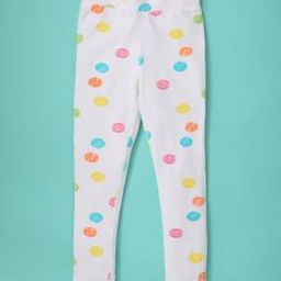 Polka Dot Print Leggings with Elasticated Waist-image-27