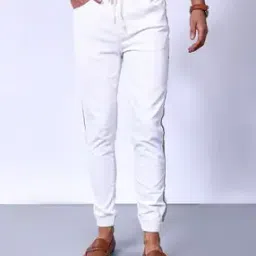 Men Joggers with Drawstring Waist-image-14