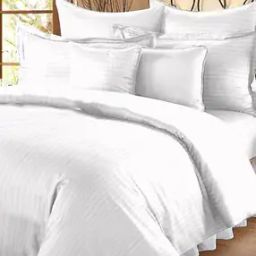 Striped Bedsheet with Pillow Covers-image-46