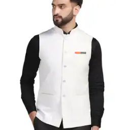 Men Slim Fit Nehru jacket with Button Closure-14