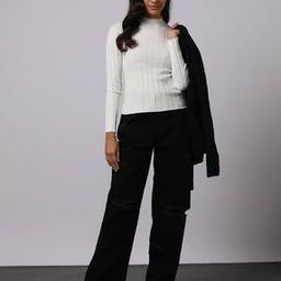Women Ribbed Pullover-image-38
