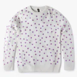 Floral Print Pullover-image-0