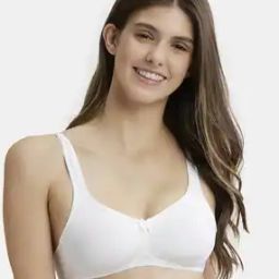 1250 Wirefree Non-Padded Super Combed Cotton Elastane Stretch Full Coverage Everyday Bra with Contoured Shaper Panel and Adjustable Straps-image-13