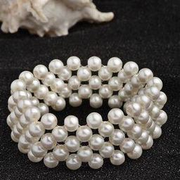 Pearls Elasticated Bracelet-image-2