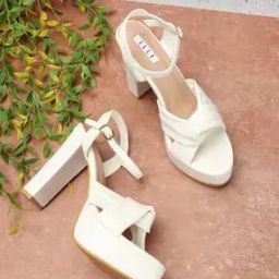 Women Open-Toe Chunky Heeled Sandals-image-12
