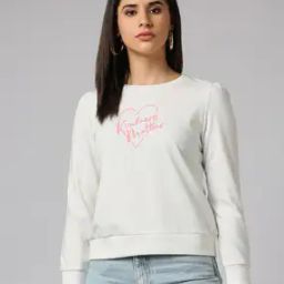 Women Sweatshirt with Placement Print-picture-30