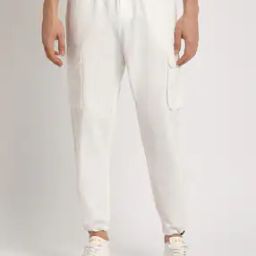 Straight Fit Cargo Pants with Flap Pockets-image-86