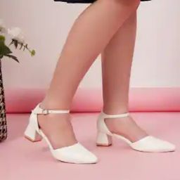 Women Round-Toe Chunky-Heeled Shoes-image-9