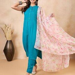 Women Floral Print Dupatta-40