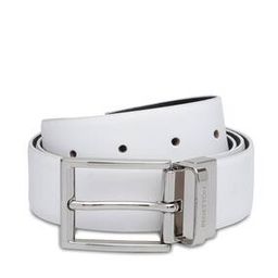 Men Reversible Belt with Buckle Closure-image-88
