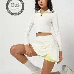 Women Ribbed Regular Fit Polo T-Shirt-image-88
