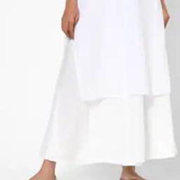 Mid-Rise Palazzos with Elasticated Waist-picture-6