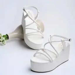Women Open-Toe Strappy Wedges-18