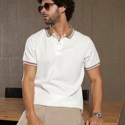 campus sutra Men Stripes Regular Fit Polo T-shirt-picture-18
