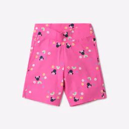 Minnie Mouse Print Shorts-image-93