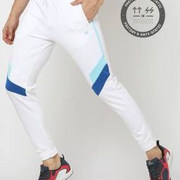 Men Logo Print Regular Fit Joggers-image-65