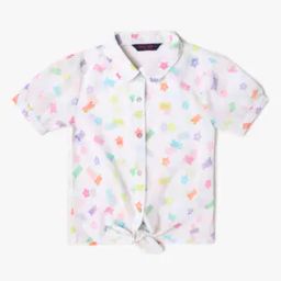 Girls Printed Slim Fit Top-image-38