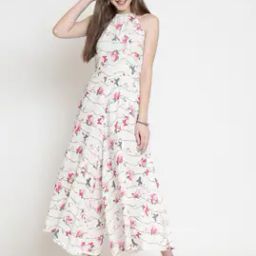 Floral Print Strappy Jumpsuit-image-4