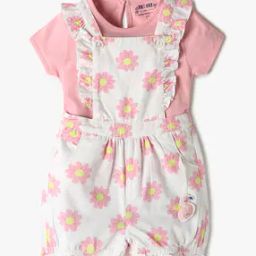 Floral Print Dungaree with T-Shirt-image-47